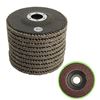 Image 1 : Angle Grinder Sanding Disc - 4" - 60 Grit - 10 Pcs - New