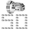 Image 1 : Stainless Steel Single Ear Hose Clamps  - 1/2" - 50 Pcs - New