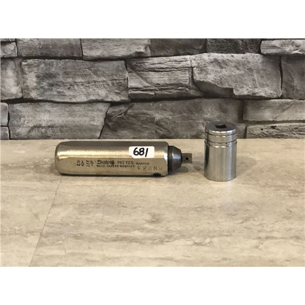 Snap-On Drive Impact Driver - Model #: PIT120 & Snap-On Oil Pressure Sender Switch Socket - Model #: