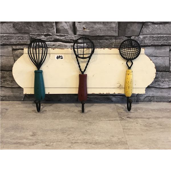 Decorative Wall-Mounted Hook Rack