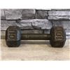 Image 2 : Lot of 2 - Cast Iron Hex Dumbbells - 10lbs each
