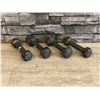 Image 1 : Lot of 4 - Cast Iron Hex Dumbbells - 2lbs each
