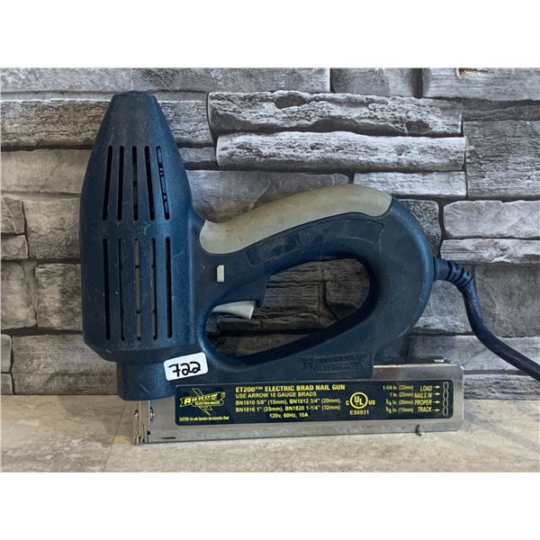 Arrow Electric Brad Nail Gun - Model #:ET200 - Tested