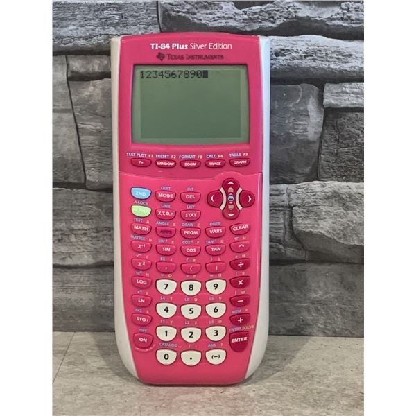 Texas Instruments Scientific Calculator - Model #: TI-84 Plus Silver Edition
