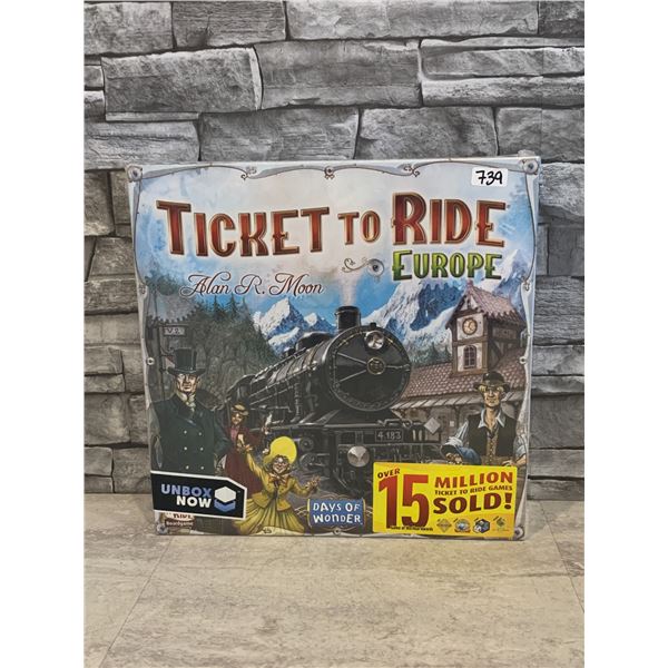 Ticket to Ride - Europe Edition - Brand New