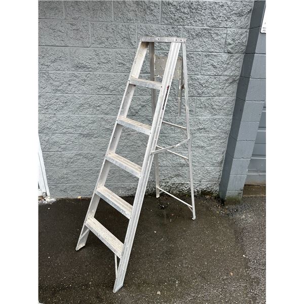 Aluminum 5 Step Folding Ladder