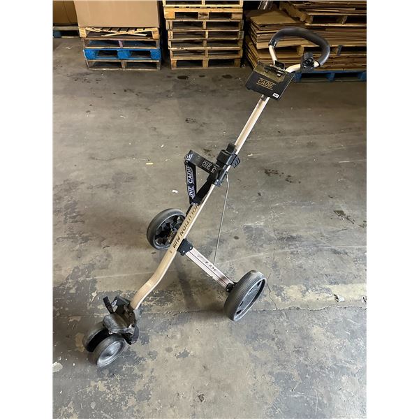 Evolution Plus Caddy - 3 wheel aluminum Golf Push Cart