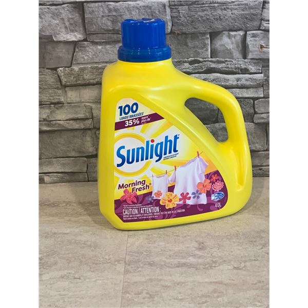 Sunlight Laundry Soap - Morning Fresh Scent - 100 Loads - 4.0 L - Brand New