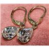 Image 2 : 14K(1.47G), LAB DIAMOND (3.3CT)EARRING, APPRAISED INSURANCE VALUE $4200