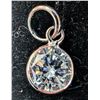 Image 1 : 10K(0.26G),  LAB DIAMOND  (0.7CT) PENDANT, APPRAISED INSURANCE VALUE $845