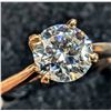 Image 1 : 10K(1.3G), MOISSANITE (0.45CT) RING SIZE 7, APPRAISED INSURANCE VALUE $900