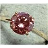 Image 2 : 10K YELLOW GOLD 1.2G 0.9CT LAB PINK DIAMOND RING SUGGESTED RETAIL $2800