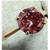 Image 3 : 10K YELLOW GOLD 1.2G 0.9CT LAB PINK DIAMOND RING SUGGESTED RETAIL $2800