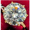 Image 2 : 10K(2.76G), (MOISSANITE 5.12CT)RING,  SIZE 7, APPRAISED INSURANCE VALUE $2680