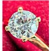 Image 2 : 10K(1G), (LAB DIAMOND 0.85CT)RING,  SIZE 6, APPRAISED INSURANCE VALUE $2600