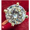 Image 1 : 10K YELLOW GOLD 2G LAB DIAMOND 2.12CT  RING APPRAISED INSURANCE VALUE $5500