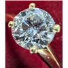 Image 2 : 10K YELLOW GOLD 1G LAB DIAMOND 0.85CT  RING (~SIZE 6) APPRAISED INSURANCE VALUE $2600