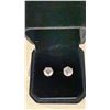 Image 2 : NEW 18K GOLD PLATED 2.0CT EACH SIMULATED STUD EARRINGS