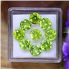 Image 1 : 8.1 CT CERTIFIED PERIDOT GEMSTONE PARCEL ($3,845 APPRAISAL, APPRAISAL NOT GUARANTEED)