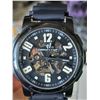 Image 1 : AUTHENTIC CHRISTIAN VAN SANT CV6130 SKELETON AUTOMATIC WATCH STAINLESS STEEL CASE BLACK