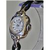 Image 2 : AUTHENTIC 1940S ART DECO BIRKS ETERNA WATCH SOLID WHITE 14K GOLD CASE
