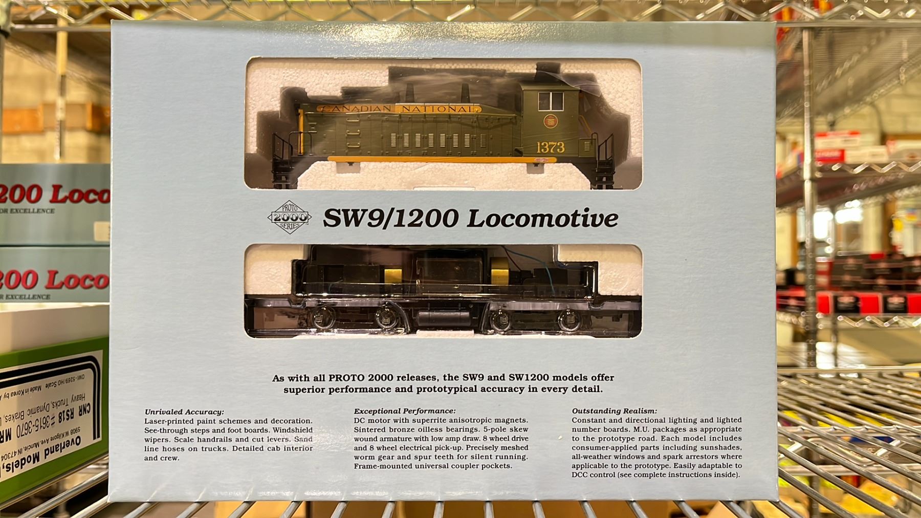 Protos Train PROTO 2000 SERIES SW9/1200 LOCOMOTIVE HO SCALE MODEL TRAIN - Able Auctions