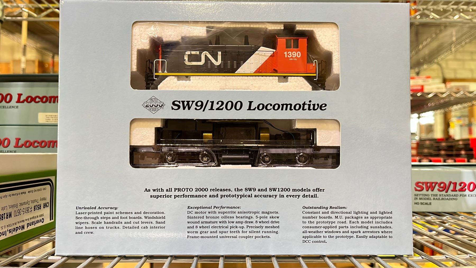 Protos Train PROTO 2000 SERIES SW9/1200 LOCOMOTIVE HO SCALE MODEL TRAIN