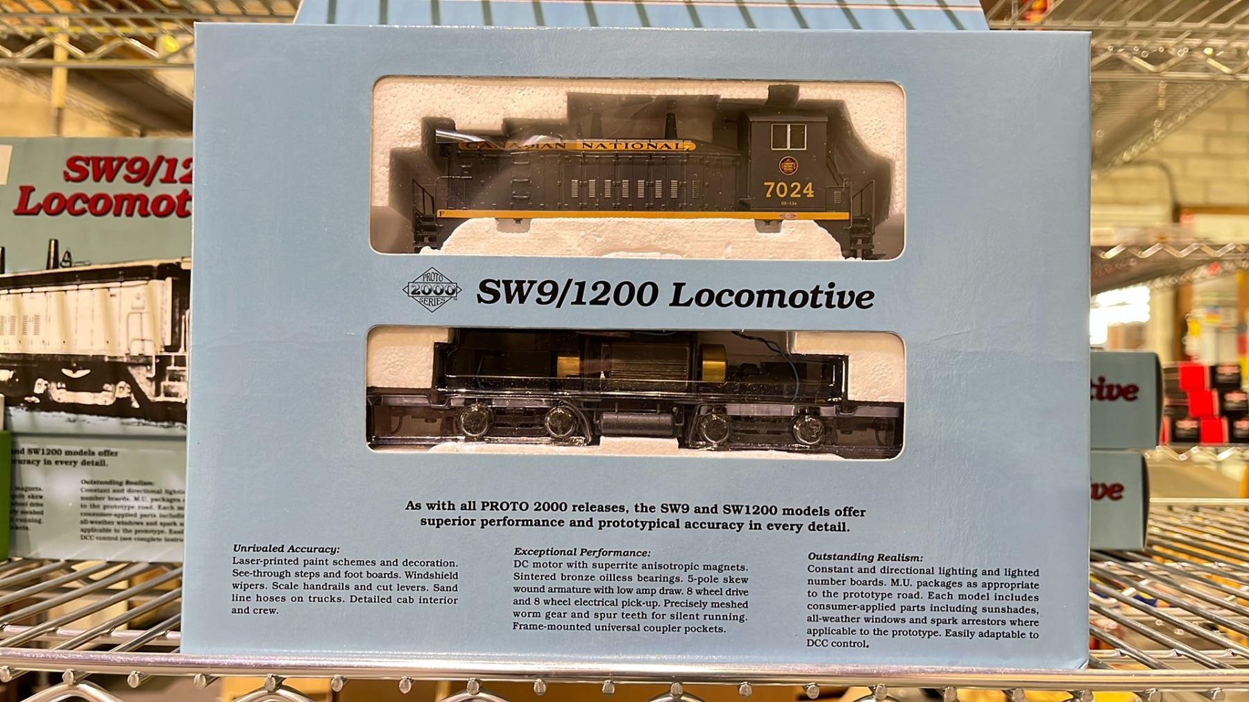 Protos Train PROTO 2000 SERIES SW9/1200 LOCOMOTIVE HO SCALE MODEL TRAIN - Able Auctions