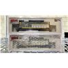 Image 1 : (2) ATLAS ATL 111105 GP-7 CANADIAN NATIONAL GREEN & GOLD #4800 N SCALE MODEL TRAINS