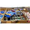 Image 3 : 4 BOXES OF ASSORTED DIE CAST VEHICLES - HOT WHEELS & PIXAR