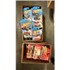 Image 2 : 3 BOXES OF ASSORTED DIE CAST VEHICLES - HOT WHEELS, JOHNNY LIGHTNING & MUSCLE MACHINES