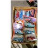 Image 4 : 4 BOXES OF ASSORTED DIE CAST VEHICLES - PIXAR & HOT WHEELS