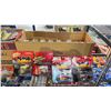 Image 2 : 3 BOXES OF ASSORTED DIE CAST VEHICLES - JOHNNY LIGHTNING & HOT WHEELS