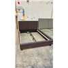 Image 2 : MIRABLE DOUBLE SIZE ESPRESSO BED FRAME *NEW ASSEMBLED*