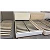Image 2 : MIRABLE FULL SIZE WHITE BED FRAME *NEW ASSEMBLED*