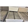 Image 2 : MIRABLE FULL SIZE WHITE BED FRAME *NEW IN BOX* (2 BOXES)