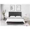 Image 1 : ZANE QUEEN SIZE GREY BED FRAME *NEW IN BOX* (2 BOXES)