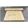 Image 2 : DREW FULL SIZE TAN BED FRAME *NEW IN BOX* (2 BOXES)