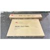 Image 2 : DREW FULL SIZE TAN BED FRAME *NEW IN BOX* (2 BOXES)