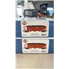 Image 2 : 2 ATHEARN CANADIAN NATIONAL 40' 3-BAY RIBBED SIDE OPEN HOPPER HO SCALE MODEL TRAINS