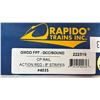 Image 2 : RAPIDO TRAINS INC CANADIAN PACIFIC ACTION RED 8" STRIPES HO SCALE MODEL TRAIN *DCC/SOUND*