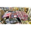 Image 4 : RACK OF ASSORTED AREA RUGS (RACK NOT INCLUDED)