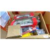 Image 1 : BOX OF ASSORTED SCALE MODEL TRAINS