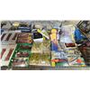Image 3 : SHELF OF ASSORTED SCALE MODEL TRAINS & SCENERY