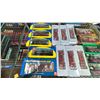 Image 4 : SHELF OF ASSORTED SCALE MODEL TRAINS & SCENERY