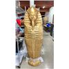 Image 2 : FOAM GOLD PAINTED KING TUT SARCOPHAGUS 72" X 33" X 34"