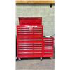 Image 2 : *NEW* TORIN 19 DRAWER PORTABLE TOOLBOX WITH KEYS & FLIP UP STORAGE 42" X 18" X 60" WITH (2)