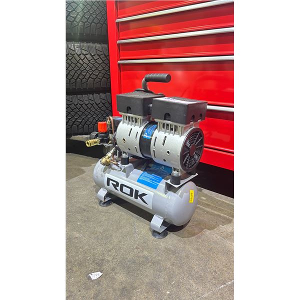 ROK 0.65 HP 1.6 GAL ULTRA QUIET AIR COMPRESSOR