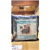 Image 2 : CASE OF NAVY BLUE WING CHAIR COVERS - FITS WING CHAIRS 43"H