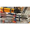 Image 2 : SHELF OF ASSORTED CLAMPS, LEVELING TRIPOD & MORE